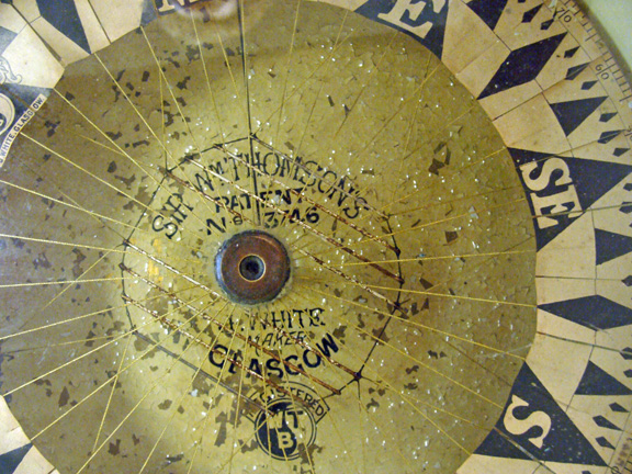 Binnacle with compass Lord Kelvin